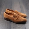 Yanko penny loafer light brown suede UK8 / EU42 - tested