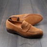 Yanko penny loafer light brown suede UK8 / EU42 - tested