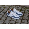 Skolyx premium court sneaker white and blue | Skolyx