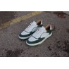 Skolyx Premium court sneaker white and dark green | Skolyx