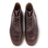 Yanko Cap toe service boot dark brown chromex | Skolyx