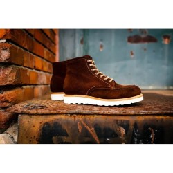 Yanko Moc toe boot brown suede | World class shoes | Skolyx