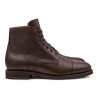 Yanko cap toe service boot mørkebrun grain | Skolyx