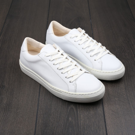 Skolyx Premium sneaker in white leather UK5 / EU39 - Seconds