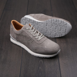 Skolyx Premium trainers in light grey suede UK5 / EU39 - Seconds