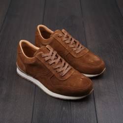 Skolyx Premium trainers in medium brown suede UK3 / EU36 - Tried on