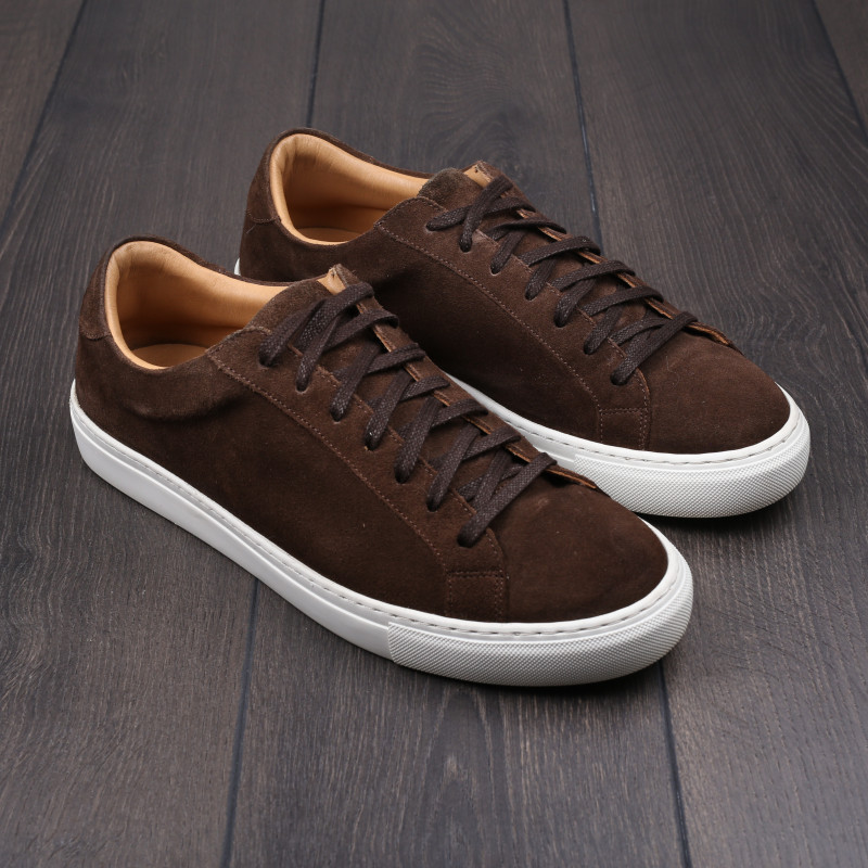 Skolyx Premium sneaker in brown suede UK9 / EU43 - Tried on