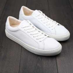 Skolyx Premium sneaker in white leather UK13 / EU47 - Seconds