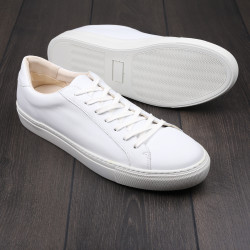 Skolyx Premium sneaker in white leather UK13 / EU47 - Seconds