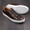 Skolyx Premium sneaker in brown leather UK12 / EU46 - Seconds