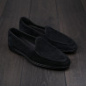 Yanko classic Belgian loafer black reverse kudu suede UK 9 / EU 43 - Seconds