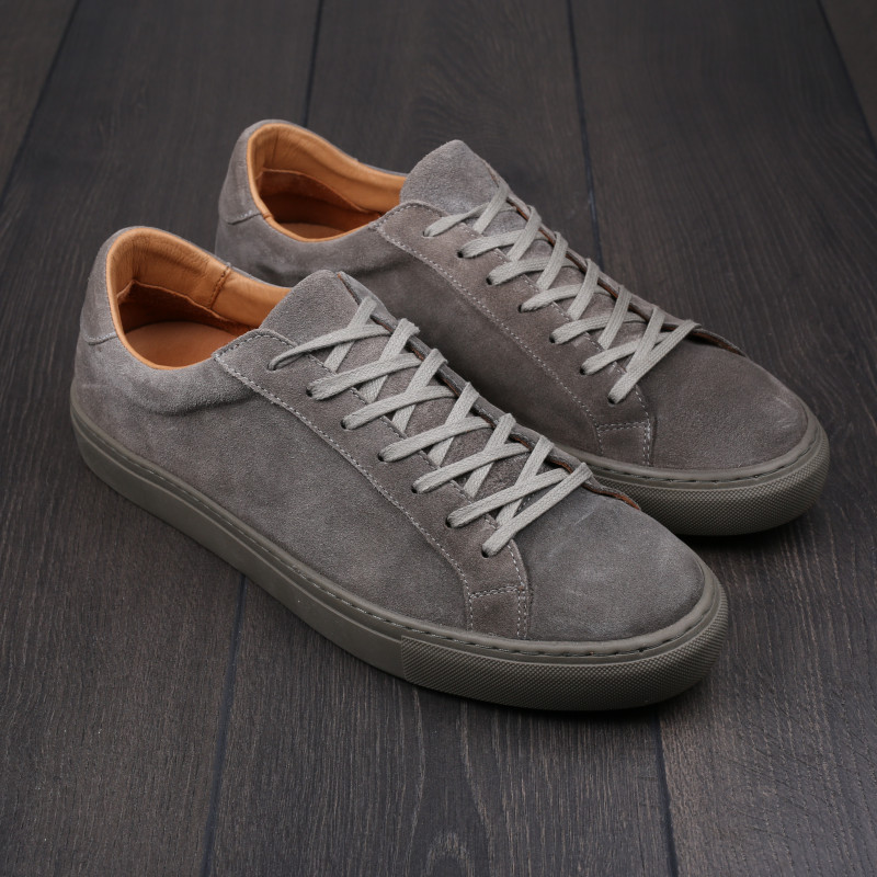 Skolyx Premium sneaker in grey suede with dark sole UK11 / EU45 - Tried on