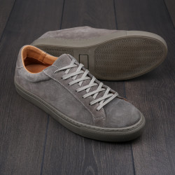 Skolyx Premium sneaker in grey suede with dark sole UK11 / EU45 - Tried on