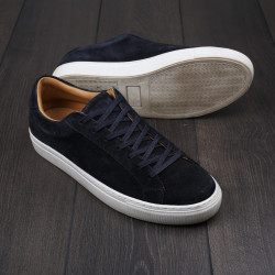 Skolyx Premium sneaker in navy suede UK8 / EU42 - Used