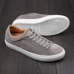 Skolyx Premium sneaker in grey suede UK9 / EU43 - Seconds