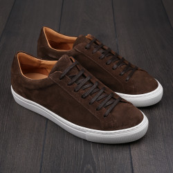 Skolyx Premium sneaker in brown suede UK10 / EU44 - Seconds