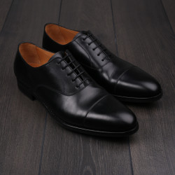 Skolyx black plain cap toe oxford UK10,5 / EU44,5 - Seconds