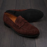 Skolyx Penny Loafer Dark Brown Suede UK12 / EU46 - Seconds