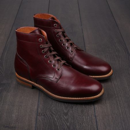 Yanko Service boot burgundy chromex UK 9,5 / EU 43,5 - Seconds