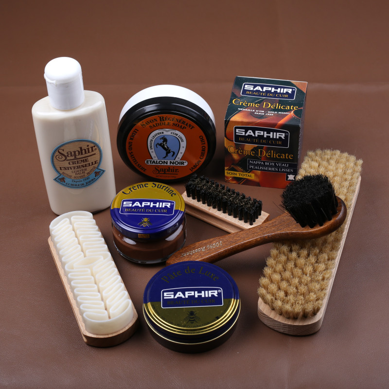 Shoecare kit for smooth leather & suede