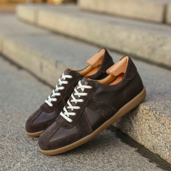 Skolyx Premium GAT sneaker dark brown | Skolyx