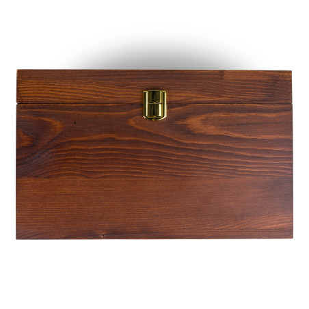 Shoe care valet box walnut | Skolyx