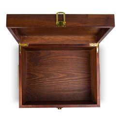 Shoe care valet box walnut | Skolyx