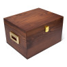 Shoe care valet box walnut | Skolyx