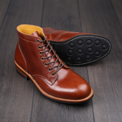 Midas x Skolyx Service boot brown pullup UK 6 / EU 40 - Seconds