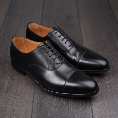 Skolyx black plain cap toe oxford UK 9,5 / EU 43,5 - Seconds