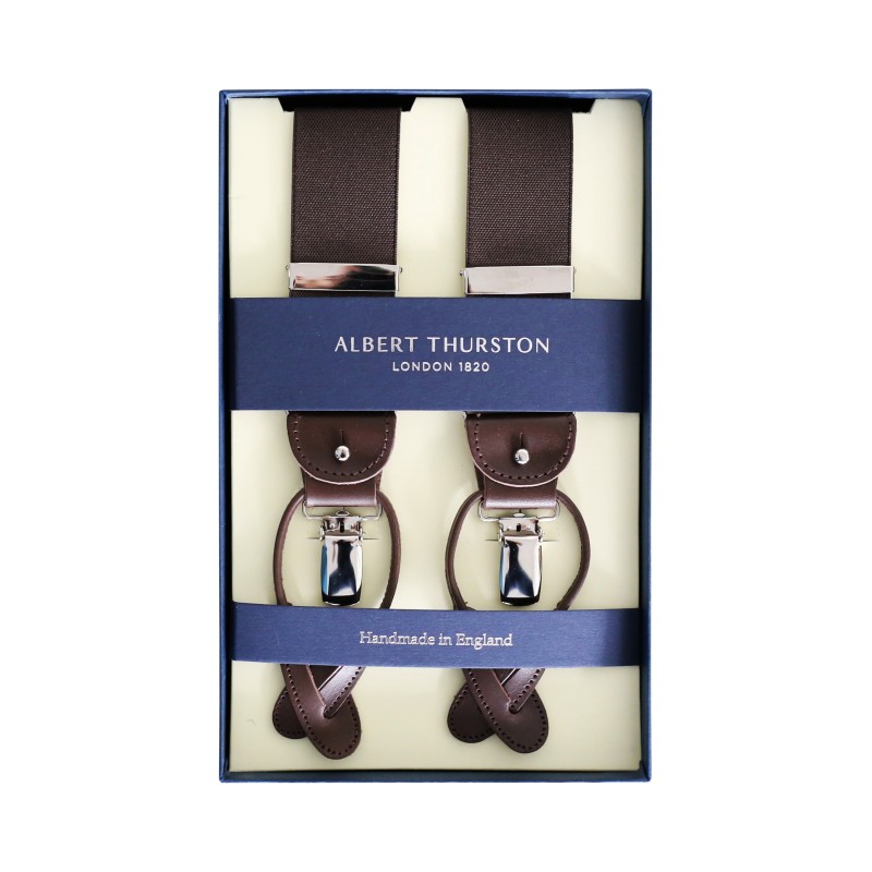 Albert Thurston braces brown