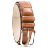 Belt in light brown leather