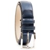 Belt in blue leather