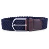 Braided belt navy