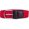 Braided belt red