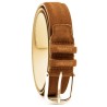 Belt in light brown suede