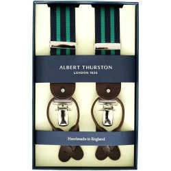 Albert Thurston Hosenträger navy und grün