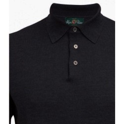 Alan Paine polo shirt mushroom