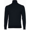 Alan Paine rollneck merino wool black