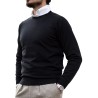 Crew neck merino wool