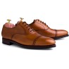 Skolyx dark brown cap toe oxford