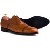 Skolyx dark brown cap toe oxford