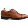 Skolyx dark brown cap toe oxford