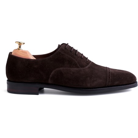 Skolyx dark brown cap toe oxford