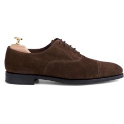 Skolyx dark brown cap toe oxford