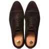 TLB Balmoral oxford in dark brown suede