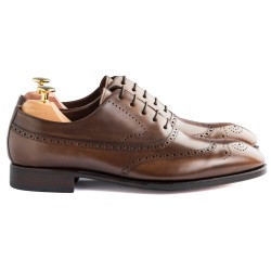 TLB Faux Wingtip Old England Brown