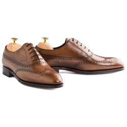 TLB Faux Wingtip Old England Medium Brown