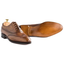 TLB Faux Wingtip Old England Medium Brown