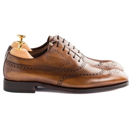 TLB Faux Wingtip Old England Medium Brown